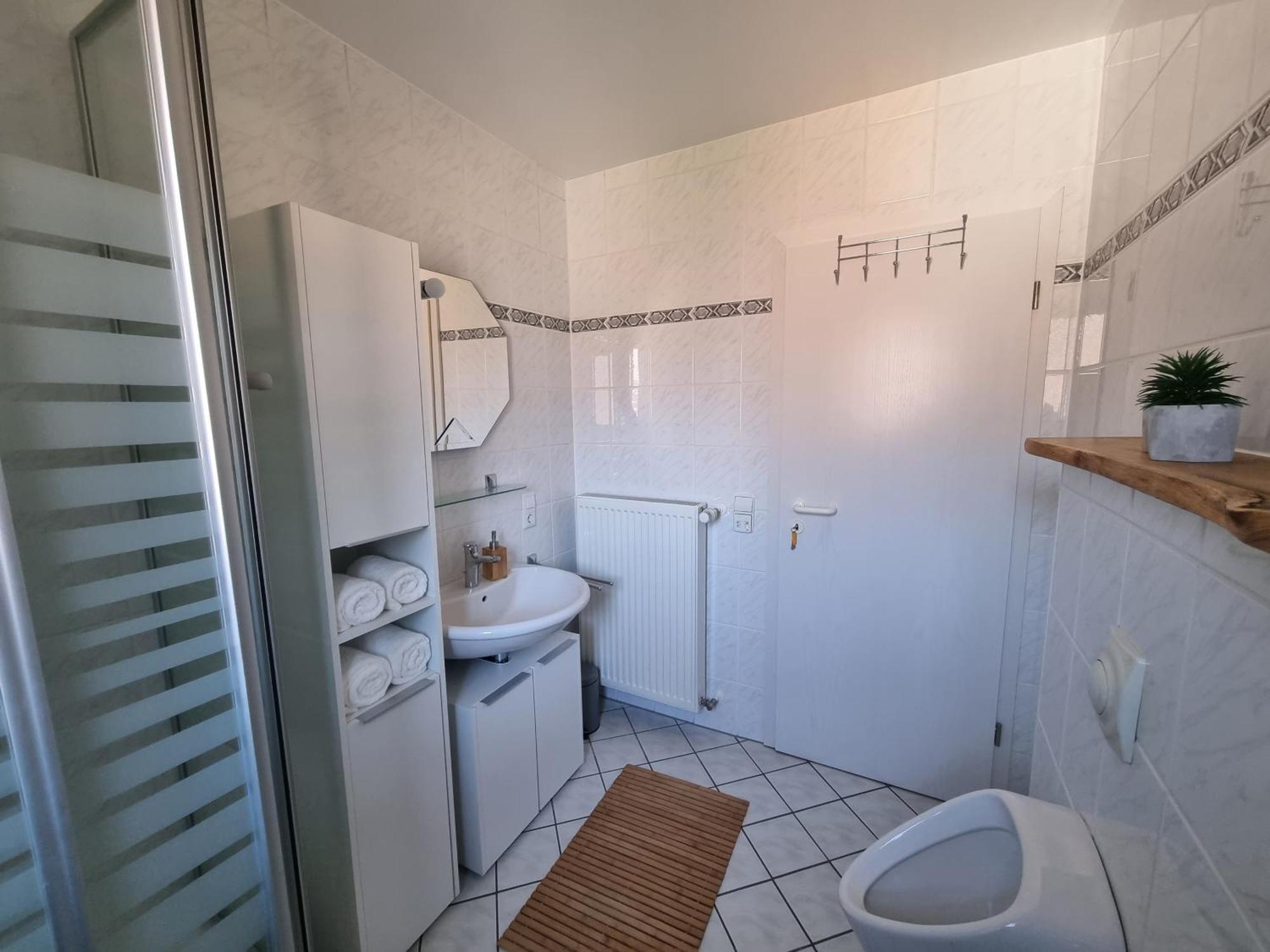 באד אמס Ferienwohnung Am Radweg מראה חיצוני תמונה