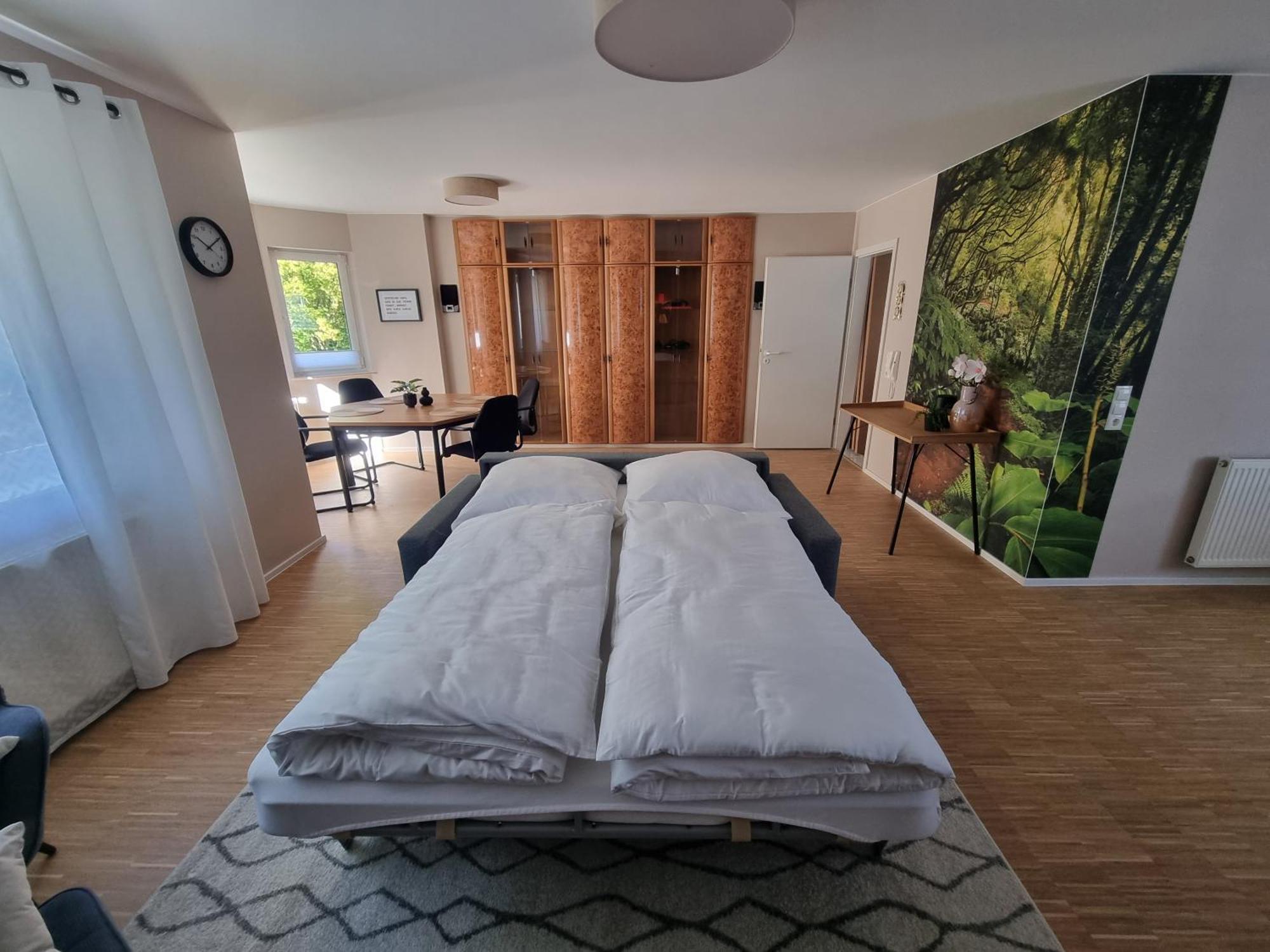 באד אמס Ferienwohnung Am Radweg מראה חיצוני תמונה