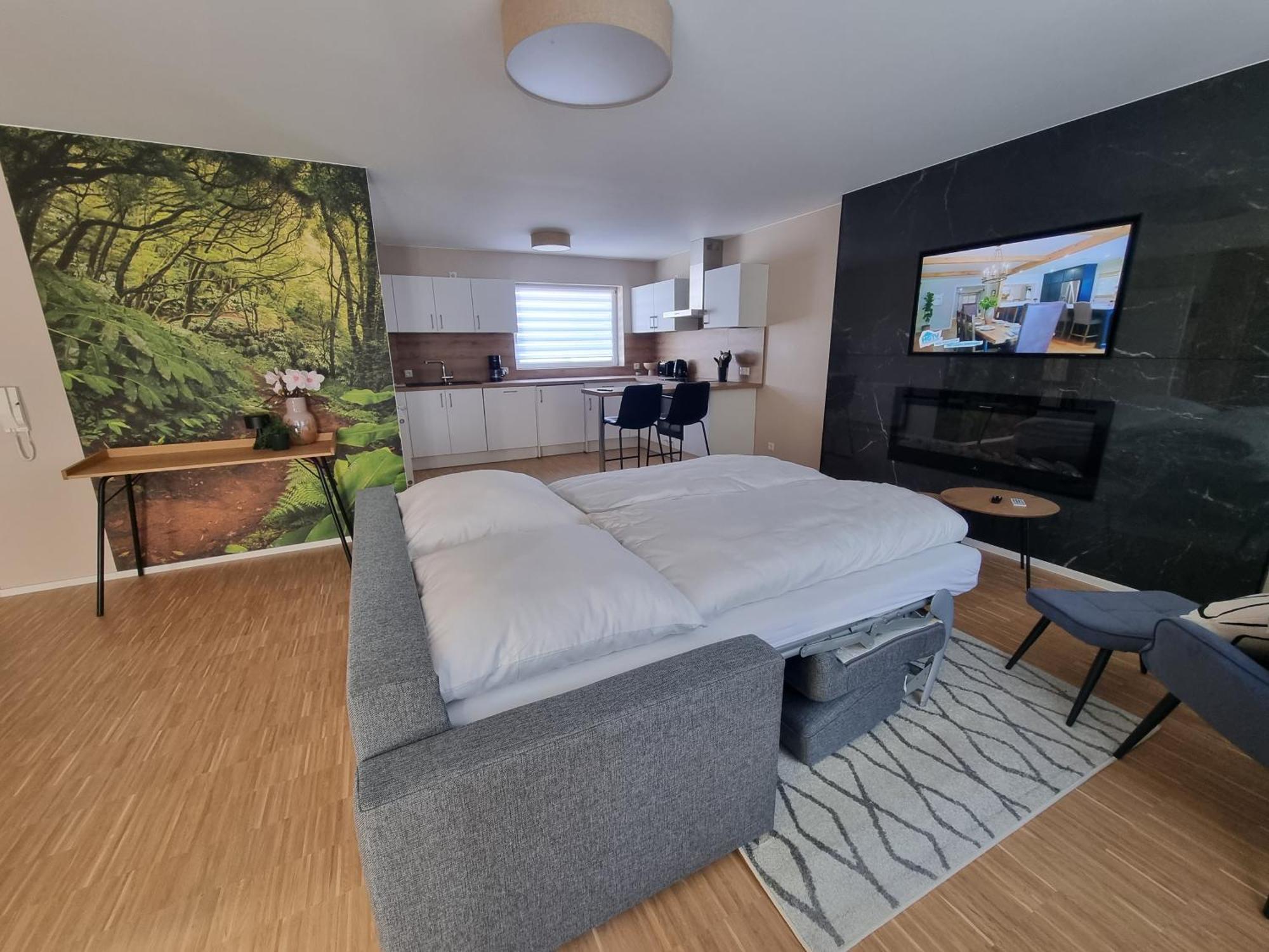 באד אמס Ferienwohnung Am Radweg מראה חיצוני תמונה